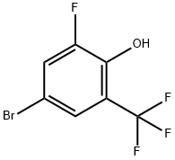 4-BroMo-2-fluoro-6-(trifluoroMethyl)phenol Structure