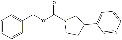 Benzyl 3-(pyridin-3-yl)pyrrolidine-1-carboxylate Structure