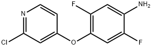 BenzenaMine,4-[(2-클로로-4-피리디닐)옥시]-2,5-디플루오로- 구조식 이미지