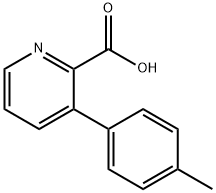 3-(4-Methylphenyl)-2-pyridinecarboxylic acid Structure