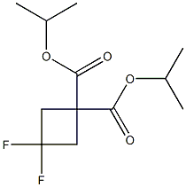 diisopropyl 3,3-difluorocyclobutane-1,1-dicarboxylate Structure