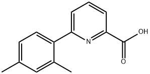 6-(2,4-DiMethylphenyl)picolinic acid Structure