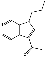 1-(1-Propyl-1H-pyrrolo[2,3-c]pyridin-3-yl)ethanone 구조식 이미지