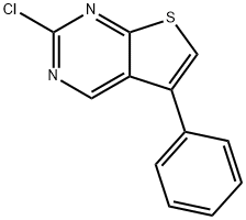 2-Chloro-5-phenylthieno[2,3-d]pyriMidine Structure