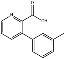 3-(3-Methylphenyl)picolinic acid Structure