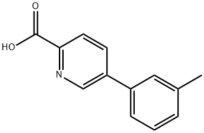 5-(M-Tolyl)picolinic acid 구조식 이미지