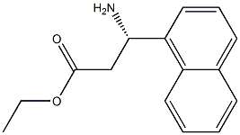 ethyl(S)-3-aMino-3-(1-naphthyl)-propionate Structure