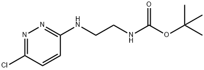 [2-(6-chloropyridazin-3-ylaMino)-ethyl]-carbaMic acid tert-butyl ester 구조식 이미지