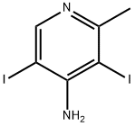 4-AMino-3,5-diiodo-2-Methyl pyridine Structure