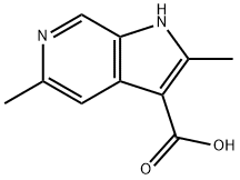 2,5-DiMethyl-6-azaindole-3-carboxylic acid Structure