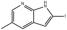 2-Iodo-5-Methyl-7-azaindole Structure