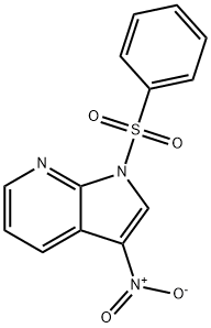 1-(Phenylsulphonyl)-3-nitro-7-azaindole Structure