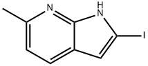 2-Iodo-6-Methyl-7-azaindole Structure