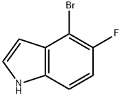 4-BroMo-5-fluoro-1H-indole Structure