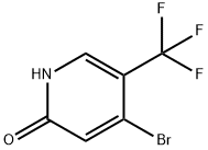 4-BROMO-2-HYDROXY-5-(TRIFLUOROMETHYL)PYRIDINE Structure