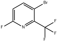 3-브로모-6-플루오로-2-(트리플루오로메틸)피리딘 구조식 이미지
