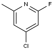 4-Chloro-2-fluoro-6-Methylpyridine Structure