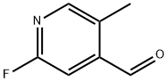 2-FLUORO-5-METHYLISONICOTINALDEHYDE Structure