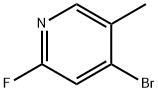 4-BROMO-2-FLUORO-5-METHYLPYRIDINE 구조식 이미지