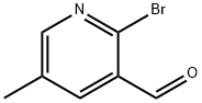 2-브로모-5-메틸-피리딘-3-카브알데하이드 구조식 이미지