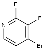 4-BroMo-2,3-디플루오로피리딘 구조식 이미지