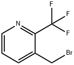 3-(BroMoMethyl)-2-(trifluoroMethyl)pyridine Structure