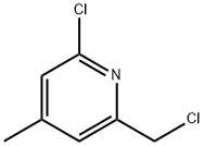 2-클로로-6-(클로로메틸)-4-메틸피리딘 구조식 이미지