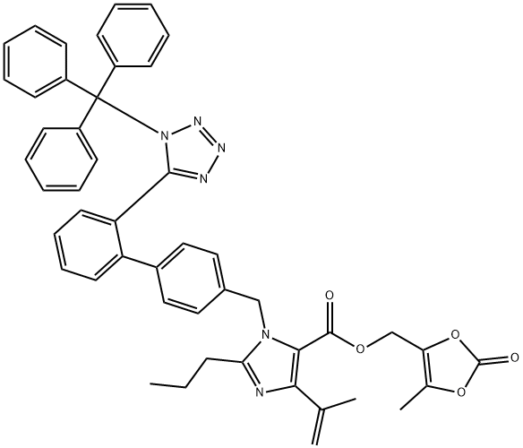 Trityl olMesartan MedoxoMil iMpurity III Structure