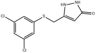 1227692-56-9 5-(((3,5-Dichlorophenyl)thio)Methyl)-1H-pyrazol-3(2H)-one