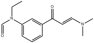 N-[3-[(2E)-3-(DiMethylaMino)-1-oxo-2-propen-1-yl]phenyl]-N-ethyl-forMaMide Structure