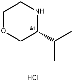 (R)-3-(1-Methylethyl)-Morpholine HCl Structure