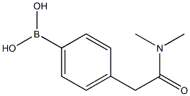 4-(2-(diMethylaMino)-2-oxoethyl)phenylboronic acid Structure
