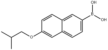 6-Isobutoxynaphthalene-2-boronic acid Structure