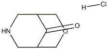 3-Oxa-7-azabicyclo[3.3.1]nonan-9-one HCl Structure