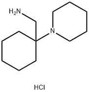 (1-(piperidin-1-yl)cyclohexyl)MethanaMinehydrochloride Structure