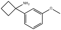 1-(3-Methoxyphenyl)cyclobutan-1-aMine hcl Structure