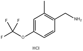 (2-Methyl-4-(trifluoroMethoxy)phenyl)MethanaMine hydrochloride Structure