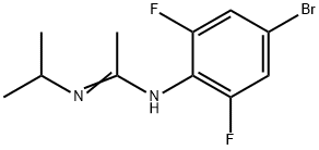 Этанимидамид, N-(4-бромо-2,6-дифторфенил)-N'-(1-метилэтил)- структурированное изображение