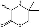 2-Morpholinone, 3,5,5-triMethyl-, (3S)- Structure