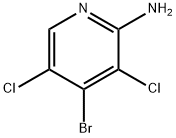 4-bromo-3,5-dichloropyridin-2-amine Structure