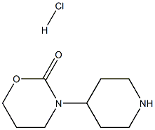 Tetrahydro-3-(4-piperidinyl)-2H-1,3-oxazin-2-one HCl 구조식 이미지