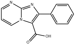 2-Phenylimidazo[1,2-a]pyrimidine-3-carboxylic acid 구조식 이미지