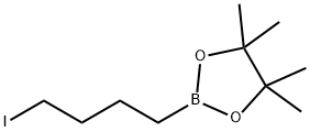 1,3,2-Dioxaborolane, 2-(4-iodobutyl)-4,4,5,5-tetraMethyl- 구조식 이미지