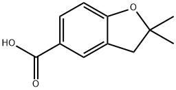 2,3-dihydro-2,2-diMethylbenzofuran-5-carboxylic acid 구조식 이미지