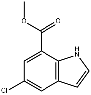 5-Chloro-indole-7-carboxylic acid Methyl ester Structure