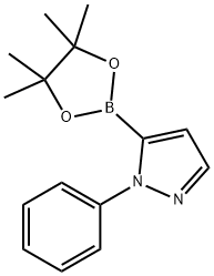 1-Phenyl-5-(4,4,5,5-tetraMethyl-1,3,2-dioxaborolan-2-yl)-1H-pyrazole Structure