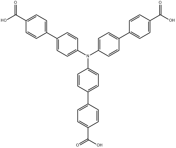 4',4''',4'''''-nitrilotris(([1,1'-biphenyl]-4-carboxylic acid)) Structure