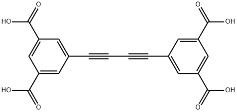 1,3-Benzenedicarboxylic acid, 5,5'-(1,3-butadiyne-1,4-diyl)bis- Structure