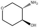 L-threo-Pentitol, 2-amino-1,5-anhydro-2,4-dideoxy- Structure