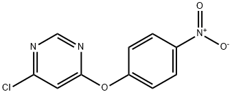 4-chloro-6-(4-nitrophenoxy)pyriMidine 구조식 이미지